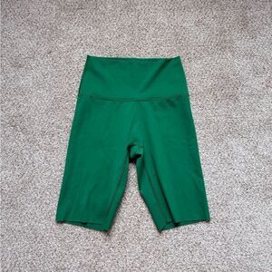 Aerie Green Biker Shorts